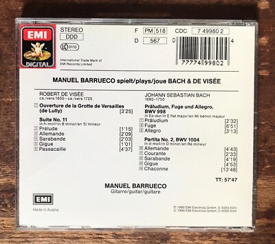 クラシック Bach/De Visee;Barrueco Play 51IFEY9sM2L._UF1000,1000_QL80_.jpg