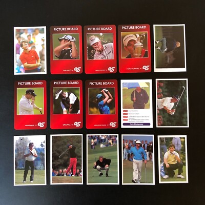 A Question of Sport Golf 15 Card Lot Bernhard Langer Tom Watson Singh & More