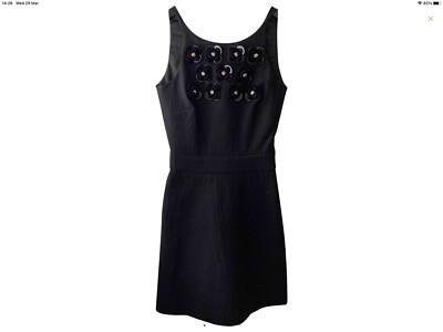 Boutique Moschino black cotton dress BNWT size IT 36