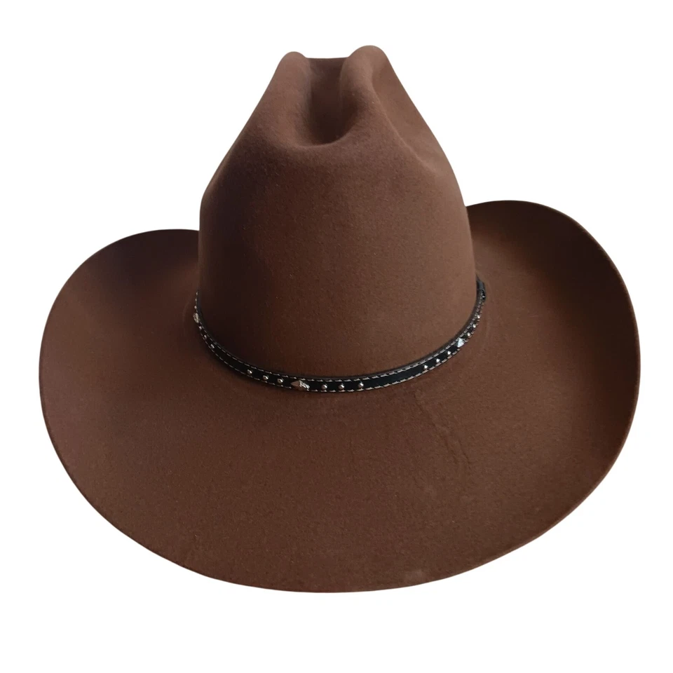 Men's sz 7 Vintage Resistol Stagecoach 1970's Cowboy Hat Western Rancher 1978 - Image 4 of 4