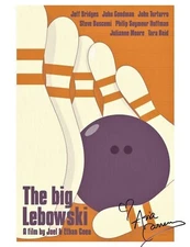 ASIA CARRERA: 8.5x11 Signed The Big Lebowski Photo
