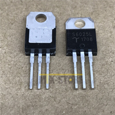 5PCS S6025L TO-220 Thyristor SCR 600V 25A  TransistorBest Offer
