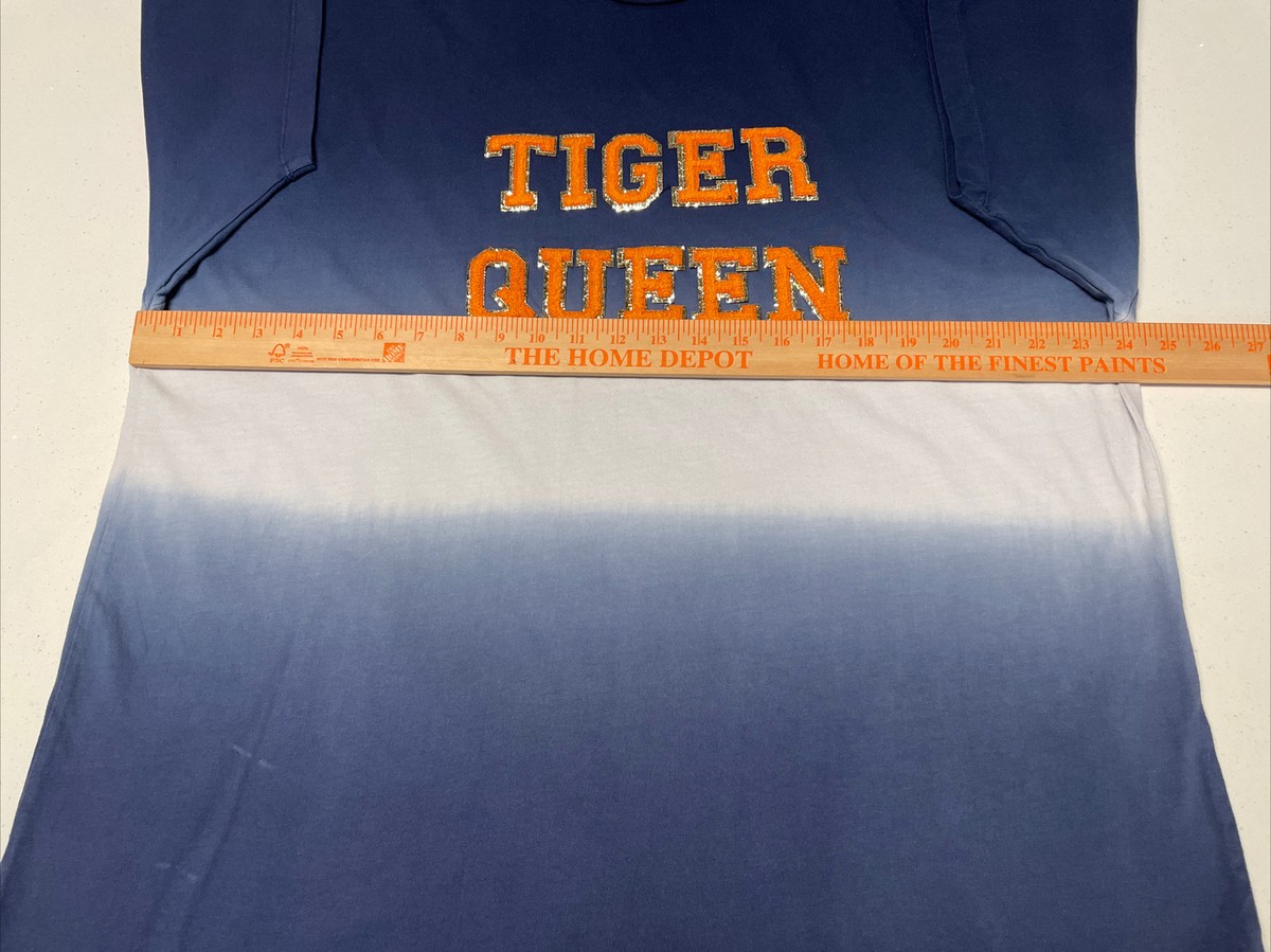 Judith March Top Womens Large Oversize Tiger Queen Auburn Tigers 