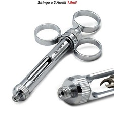 Siringa per Anestesia Odontoiatrica 3 Anelli Iniezione di Aspirazione Dentale CE