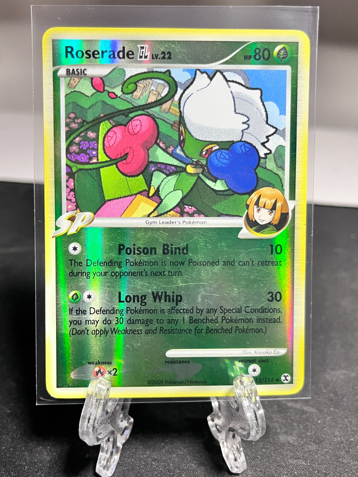 2009 Roserade GL 12/111 Rising Rivals Reverse Holo
