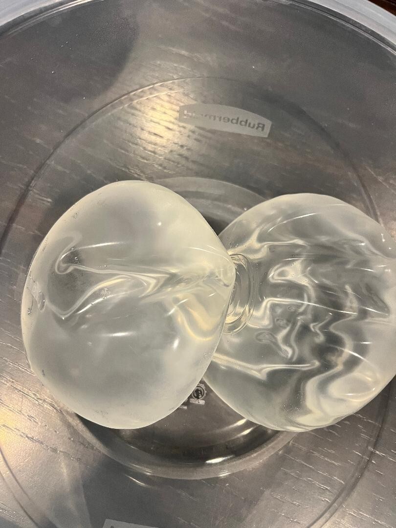 Authentic-Saline Filled/Silicone Shell-Breast Imp… - image 4