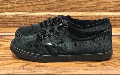 vans authentic lo pro leather black