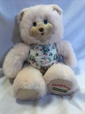 1998 Vintage Fisher Price Saraberry 9 Stuffed Plush Pink Bear