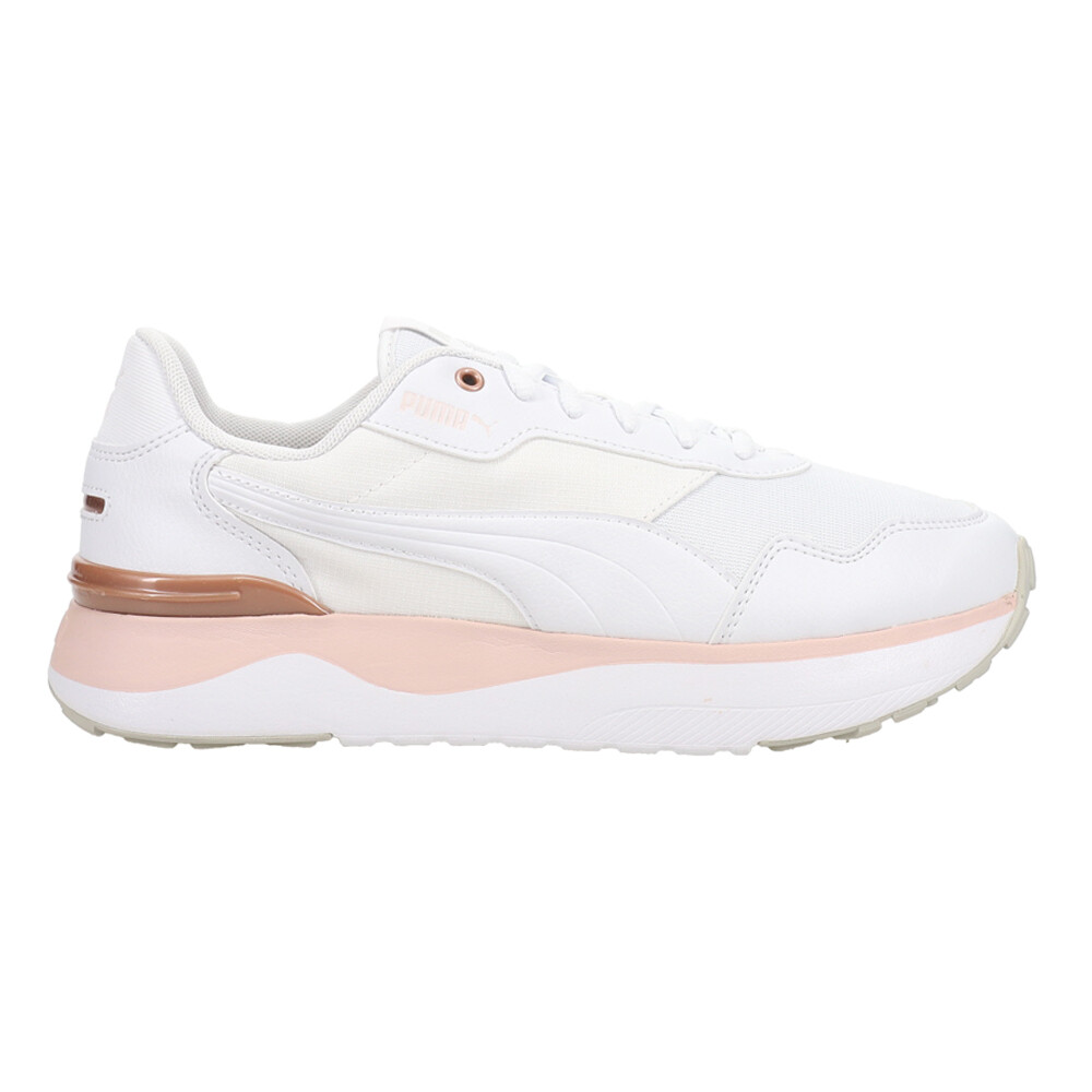 Женские белые кроссовки Puma R78 Voyage на шнуровке, повседневная обувь 380729-06