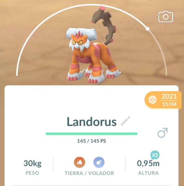 Pokemon Legendary Landorus - Demeteros - Démétéros (Therian Form) POKEMON GO