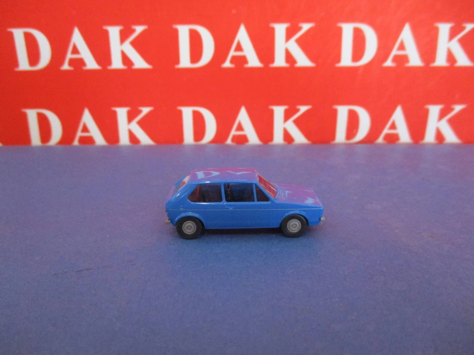 1/87 Modellino Auto Volkswagen Golf I Serie Blu 1974 by Brekina - Immagine 4 di 4