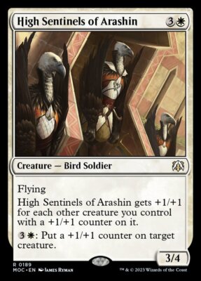 MTG High Sentinels of Arashin (189/542) March of the Machine Commander NM