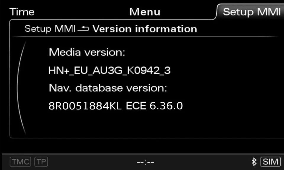 Audi MMi 3G+ Plus HN+ Sat Nav latest Maps 2023 2014 A1 A4 A5 A6 A8 Q3 Q5 Q7