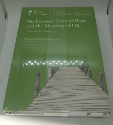 Great Courses: No Excuses Existentialism Meaning of Life Guidebook Audio CD Set