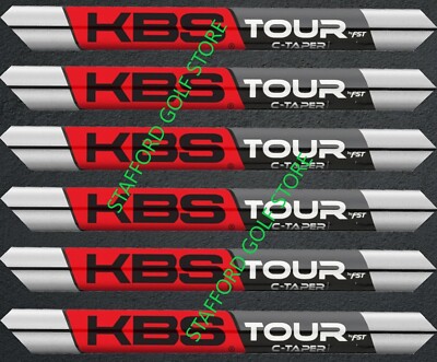 KBS TOUR C-Taper .355 Steel Iron Shafts 120g Stiff Flex 5-PW 6pc 