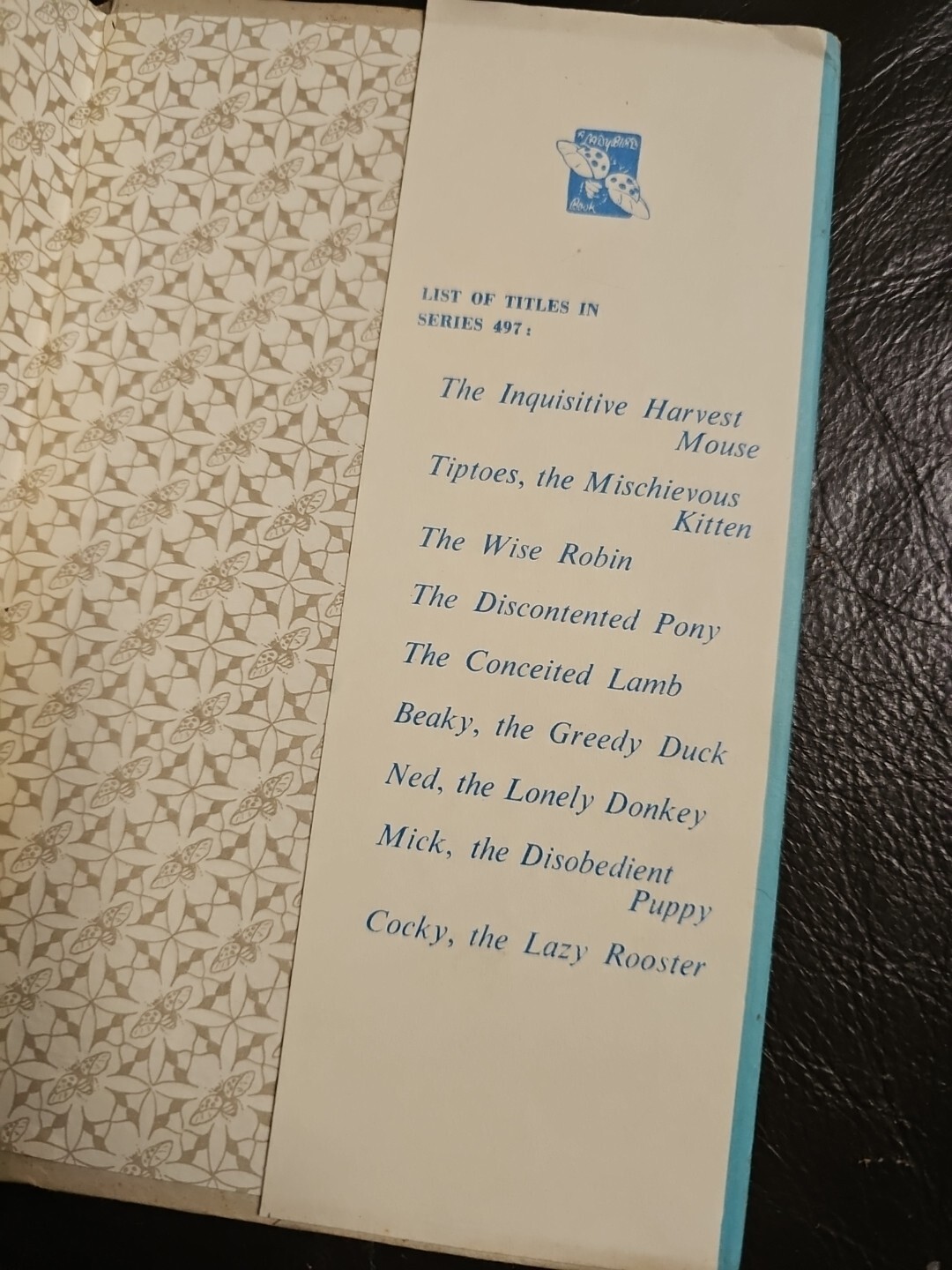 LADYBIRD BOOK THE DISCONTENTED PONY EARLY EDITION 1953 SERIES 497 DUST JACKET K4