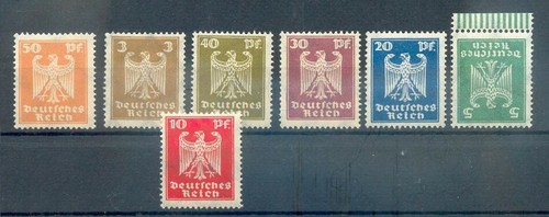 Dr-Weimar 355/61 Luxury ** MNH Mint 350 Eur (72209)