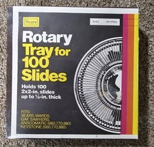 Sears Rotary Tray for 100 2x2 inch Slides  SEALED  Vintage