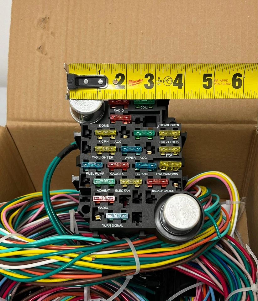 通用齿轮头 1964 1965 年 1966 年福特野马 Fairlane 线束线套件 — 第 3/4 张图片