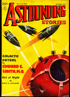 higrade ASTOUNDING STORIES  October 1937 Edward E Smith