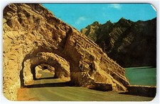 Postcard WY Triple Tunnels Shoshone Canyon Yellowstone Cody, Wyoming