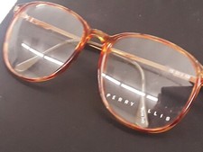 PERRY ELLIS Vintage Eyeglasses PE 32-2 SZ 55-17-135 plastic tortoise Retro new