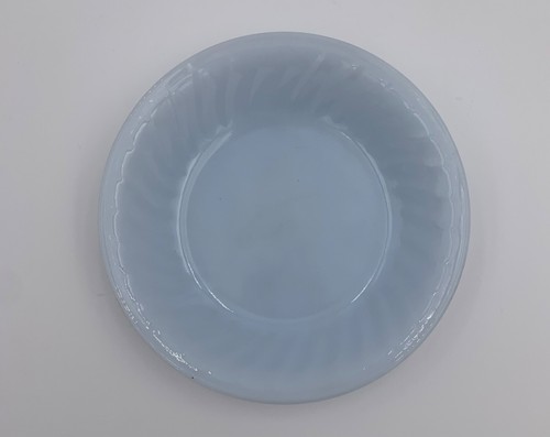 Fire King Azurite Blue Swirl Coupe Soup/Cereal Bowl Glass Anchor Hocking 7 5/8"