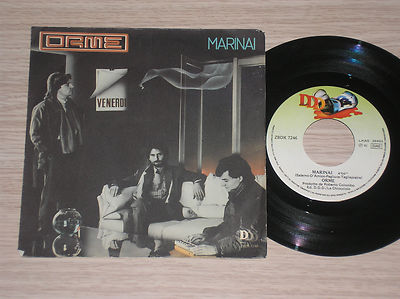 LE ORME - MARINAI / LA NOTTE - 45 GIRI 7'' ITALY 1982