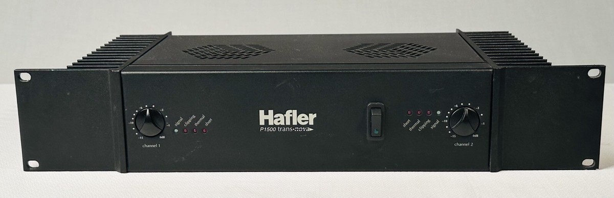 Hafler P1500 パワーアンプ Hafler P1500 Trans•Nova Professional Power Amplifier | eBay