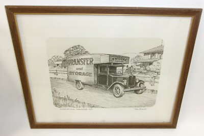 1929 International Harvest Duff's Transfer and Storage Truck Tom Stead Print