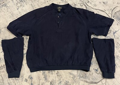 Jacket Men's XL Golf Black Blue Allen Bradley Guard Master Embroidered Antigua