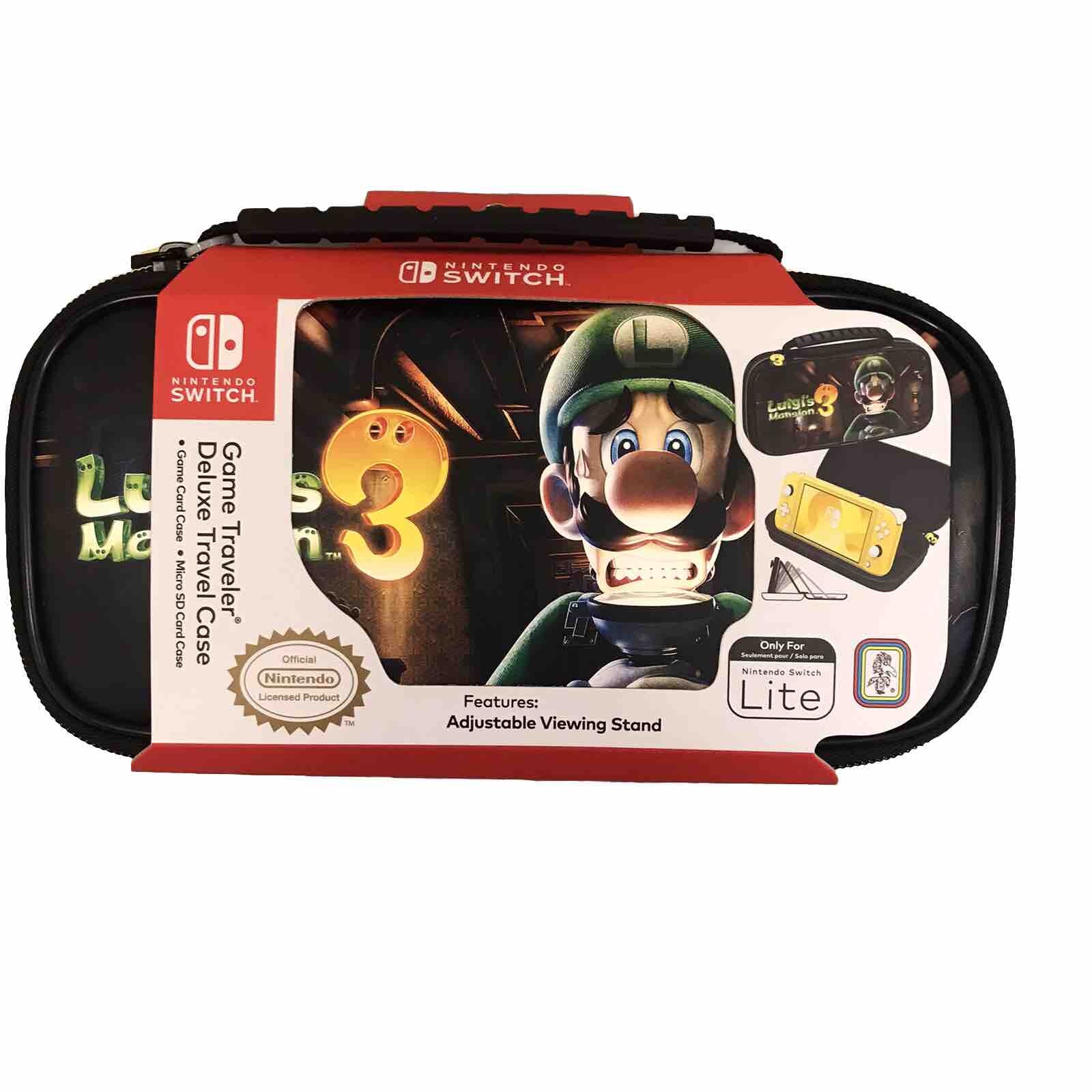 Nintendo Switch LITE Game Traveler Deluxe Travel Case Luigi Mansion 3 NLS148L-image