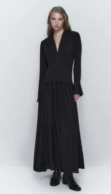 Women's Massimo Dutti Black Dress Size XS / S / M (  see description), RRP  169.