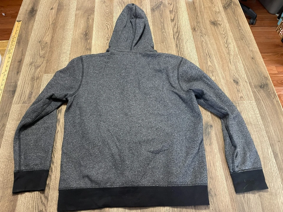 Sudadera con Capucha Sonoma, Para Hombre Talla Grande, Gris, Cremallera Completa, Bolsillo, Manga Larga Foto 2 de 4