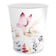 itenga Papierkorb Kunststoff für Kinder Schmetterling Mädchen Kinderzimmer neu