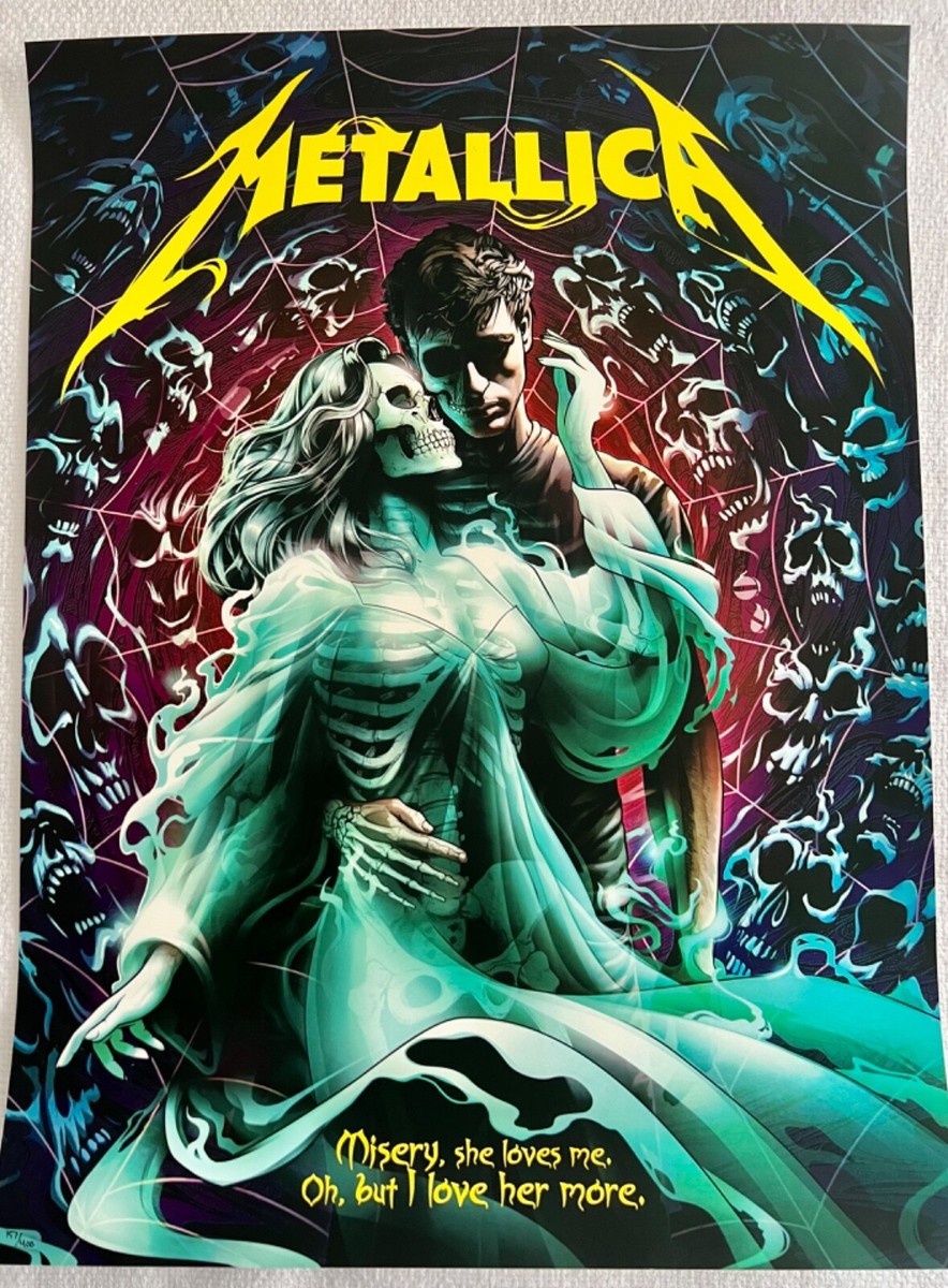 METALLICA POSTER INAMORATA ANDREW CREMEANS #157/400 72 SEASONS
