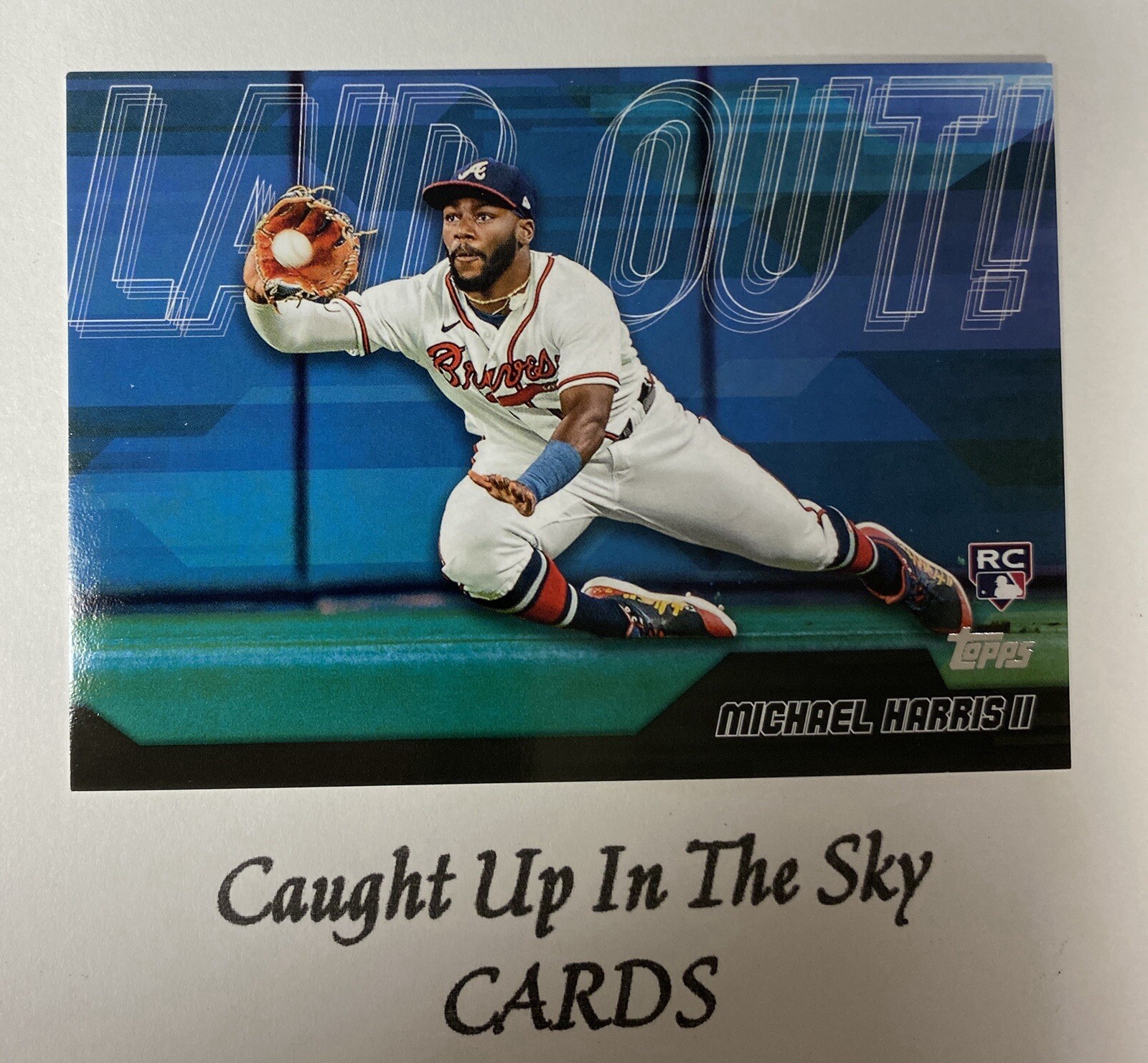 2023 Topps Update Michael Harris II RC Laid Out Black #116/299 Braves
