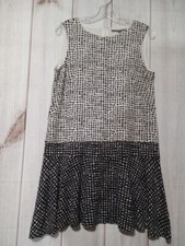 Ann Taylor LOFT Dress Ladies 8 Black and White Sleeveless