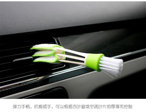 2PCS Multi functional dual head cleaning brush for car air conditioning vents - Picture 18 of 29