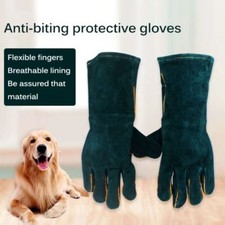 Anti-bite Safety Gloves For Pet Training Dog Cat Snake Animal Handling Gloves UK