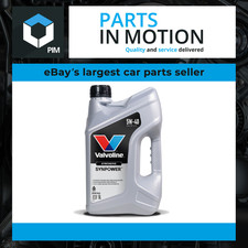 Synpower 5w40 5l 908763 Valvoline 5W40 ACEAA3B3 ACEAA3B4 APISLSMSNCF GMLLA025 6.46 per litre