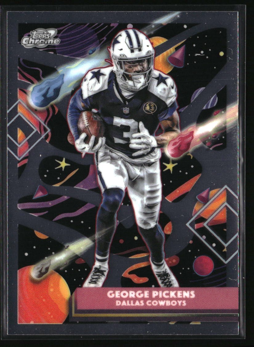2025 Topps Chrome Cosmic George Pickens #27 Dallas Cowboys