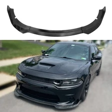 For Dodge Charger SRT 15-23 Sport-R Style Front Bumper Splitter Lip Matte Black