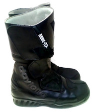 Daytona Gore-Tex Leather Motorcycle Boots - Black - Size UK 7 EU 41
