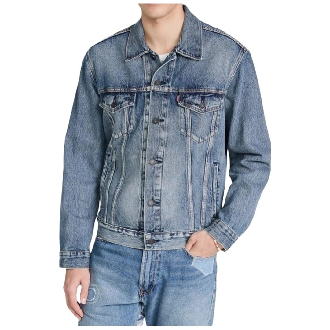 New Levi's Mens Denim Jacket/Trucker Style – Skyline Trucker- Size: MultiSize