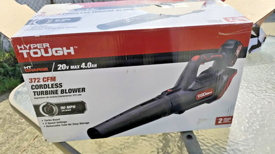 NEW Hyper Tough 20V Max 20Volt 90mph 372 Cfm Handheld Blower - Tool Only