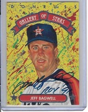 PSA/DNA 1992 Donruss Triple Play Gallery of Stars Jeff Bagwell #GS-7 COA HOF 7