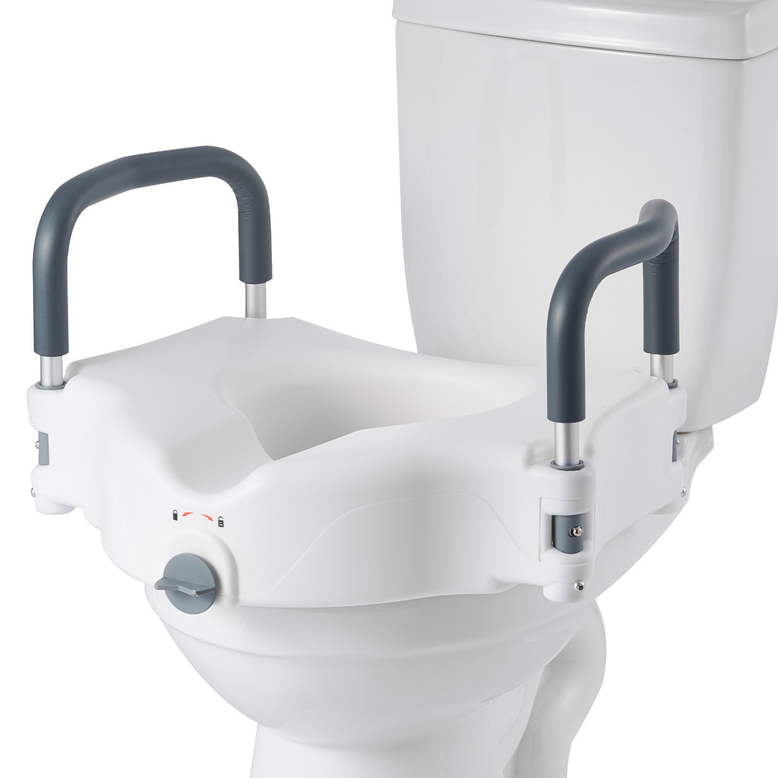 With Arms For Seniors, Adds 5-inch Height, 300 Lbs