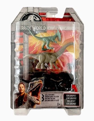 Mattel Jurassic World Legacy 3-Pack Mini Action Dinosaur Figures INDORAPTOR
