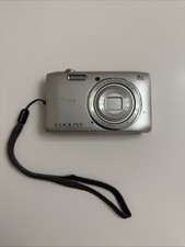 Nikon Coolpix S3600 Digital Camera Compact Crystal Silver